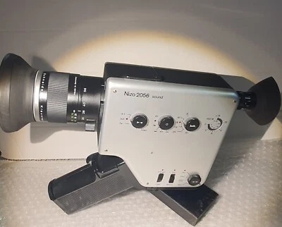 Braun NIZO 2056 Sound Silber Filmkamera Schneider-Kreuznach Macro f:1.4F:7-56mm - Bild 1 von 4