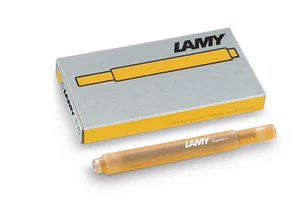 Lamy Fountain Pen Mango Ink Cartridge Refill T10 - Pack of 5 - Picture 1 of 1