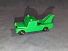 Lke Prod Denmark Green Tow Truck Toy Vintage Miniature Plastic Car