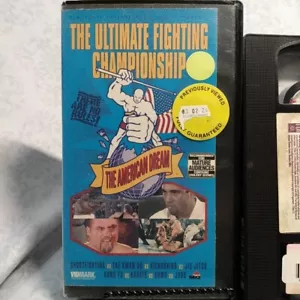 VINTAGE 1994 VHS TAPE THE ULTIMATE FIGHTING CHAMPIONSHIP 3 THE AMERICAN DREAM - Bild 1 von 3