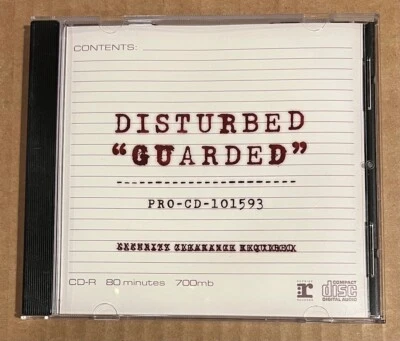 Disturbed - Guarded RARE promo radio only CD single '05 - Image 1 of 3