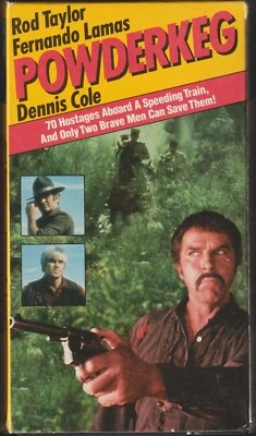 POWDERKEG: Rod Taylor/Fernando Lamas VHS Used - Image 1 of 2