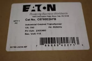 Steuertransformator, 480/240-120VAC, 750VA (Eaton: C0750E2AFB) - Bild 1 von 3