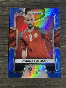 2018 Panini Prizm World Cup Soccer Blue Prizm #250 Karim El Ahmadi /199 - Picture 1 of 2