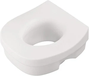 ¡NUEVO! Asiento de inodoro elevado Delta blanco DF570 - Imagen 1 de 4