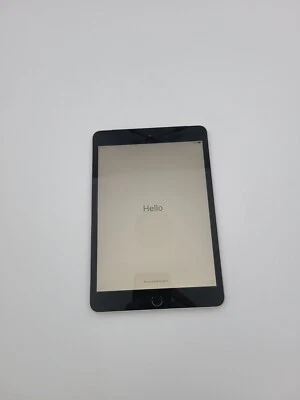 Apple iPad Mini 3 Verizon Carrier Only Space Gray 128GB iOS 12.5.7 - Image 1 of 4