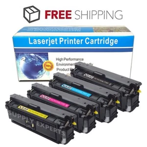 4PK CF360X 361X 362X 363X Color Toner Set For HP 508X LaserJet M552 M553 M577 - Picture 1 of 4