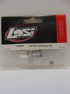 Team Losi LOSB1298 Mini Baja Rear Shock Shaft Set (2) with E-Clips NIB - Picture 1 of 1