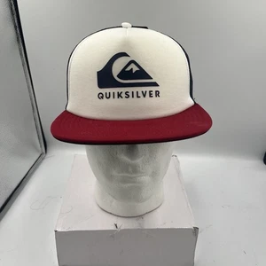 Gorra de camionero Quiksilver Foamslayer para hombre correa ajustable roja/blanca/azul - Imagen 1 de 7