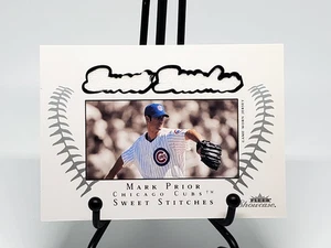 Mark Prior 2003 Fleer Showcase Sweet Stitches Game Jersey #SS-MP /899 CUBS - Picture 1 of 2