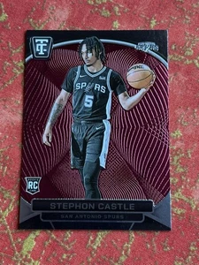 2024-25 Panini Totally Certified Stephon Castle Maroon Mirror 167 Rookie RC Spur - Picture 1 of 2