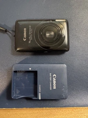 Canon PowerShot ELPH SD1400is  Digital Camera - Black - Image 1 of 4