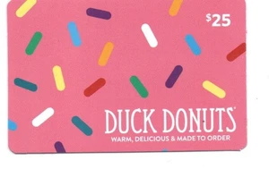 Duck Donuts Warm, Delicious, & Made To Order Gift Card No $ Value Collectible - Picture 1 of 1