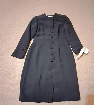 Maggy London "New" Petite 10 Black Long Sleeve Dress. - Image 1 of 4