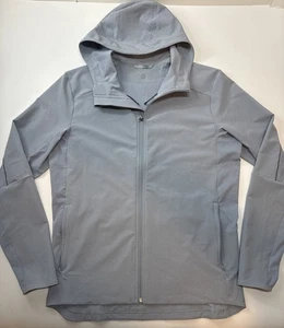 Chaqueta con Capucha Lululemon Warp Light Packable Para Hombre Gris Azul Talla Grande - Imagen 1 de 8