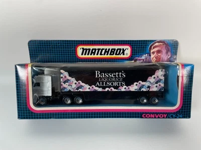 Matchbox Convoy CY24 DAF Box Car Truck Bassett's Liquorice Allsorts - Image 1 of 4