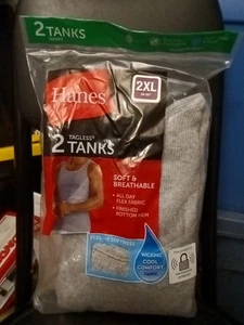 Hanes Tagless Tanks 2 Xl. - Picture 1 of 2