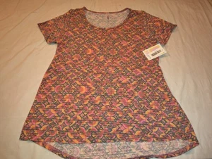 Lularoe Classic T Shirt Women's Pullover Size Large L NWT Faded Abstract New - Picture 1 of 5