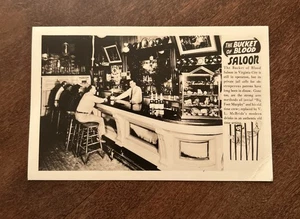 c1940s VIRGINIA CITY Nevada RPPC Real Photo Postcard Bucket of Blood Saloon View - Picture 1 of 2