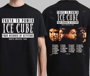 Ice Cube Truth To Power Tour 2025 4 Decades Of Attitude T-Shirt All - Bild 1 von 3