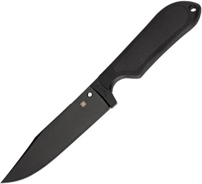 Spyderco Street 5" Bowie Fixed Knife Blade VG10 Blade Kraton Handle - FB04PBB - Image 1 of 2