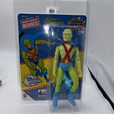 SUPER POWERS SERIES 3 Martian Manhunter 8 INCH Figure Mosc Fist Fighter - Image 1 of 2