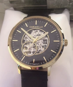 Caravelle automatic skeleton watch. 44A121.  21 jewel Miyota. 39mm. New in box. - Picture 1 of 18