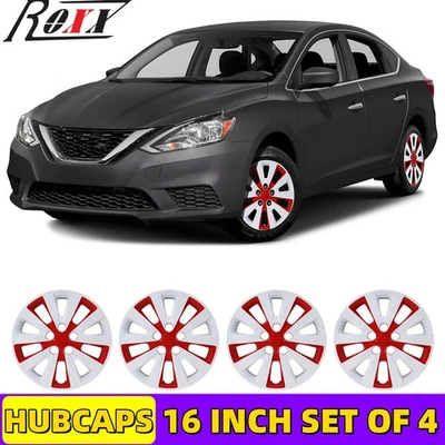 Juego de 4 tapacubos de rueda de 16" para Nissan Sentra 2013-19/2011-17 Nissan Leaf Foto 1 de 4