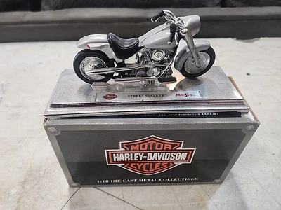 Harley Davidson Street Stalker Maisto 1:18 Die Cast coleccionable Foto 1 de 4