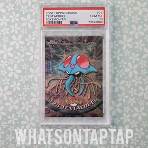 Tarjeta Pokemon Tentacruel 73 2000 Topps Cromo Serie 1 TV Edición Animación PSA - Imagen 1 de 2
