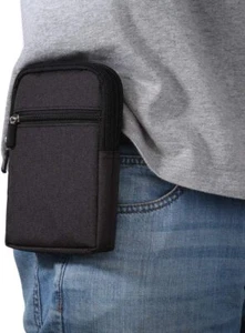 Ceinture Clip Sacoche Etui Universel,6.3 Pouces Denim Décontractée Sac Randonnée - Picture 1 of 41
