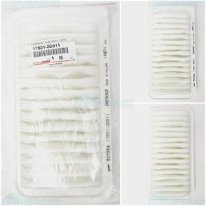 GENUINE TOYOTA COROLLA E12 T SPORT 2004- 07 AIR FILTER 17801-0D011 - Picture 1 of 1