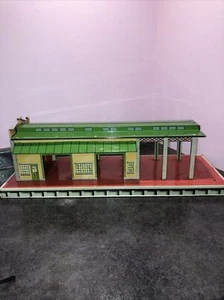 Vintage MARX FREIGHT TERMINAL Tin Toy Lithograph 1950s Train Station - Picture 1 of 23