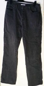 Lee Women's Black Denim Jeans Size 12 L30 in Relaxed fit - Picture 1 of 8