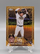 2023 TOPPS GILDED COLLECTION MANNY MACHADO GOLD ETCH /99 SAN DIEGO PADRES MLB