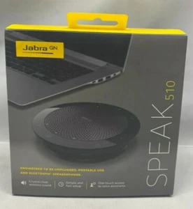 Jabra Speak 510 Wireless Bluetooth Speaker for Softphone and Mobile Phone - NEW - Picture 1 of 2
