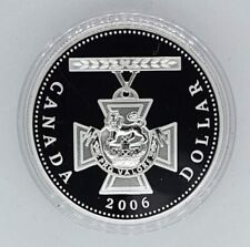 Canada 2006 Victoria Cross Medal .9999 Silver $1.00 One Dollar Coin Proof
