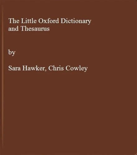 The Little Oxford Dictionary and Thesaurus - Image 1 of 1