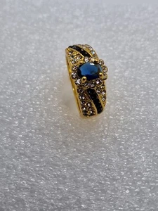 Anello di nozze blu elegante anniversario e matrimonio donna gioielli regalo - Foto 1 di 5