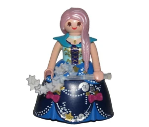 Playmobil Elegant Princess Queen Fairy w/ blue dress & crystal magic wand - C52 - Picture 1 of 5
