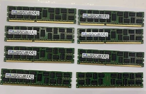 Samsung 128GB DDR ( 8x 16GB ) PC3-14900R Arbeitsspeicher M393B2G70DB0-CMA - Bild 1 von 2