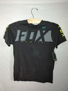 Fox Youth RKANE SS Tee Shirt Black Youth Medium - Picture 1 of 2