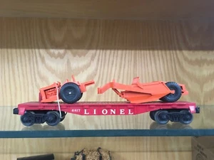 Lionel O Gauge 6817 Earth Scraper Car With Broken Stack Otherwise LN - Picture 1 of 9