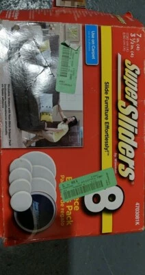 Waxman SuperSliders, 7" y 3-1/2", Redondo, Reutilizable - Caja Dañada, Bolsa Sellada - Foto 1 de 4