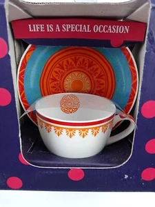 Hallmark Cup and Saucer Set "Life is a Special Occasion" India Design by Archies - Picture 1 of 5