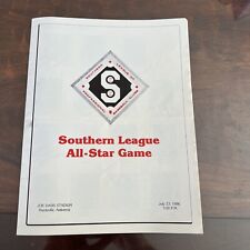 1986 SOUTHERN LEAGUE All Star Game Program Vs Nashville Sounds RARE Tom GLAVINE