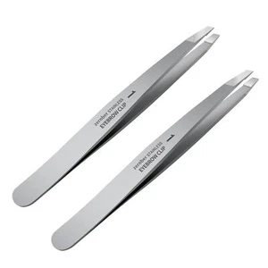 Pinzetten Set - Profi Edelstahl Schrägpinzette, Beste Präzision Tw... - Bild 1 von 7