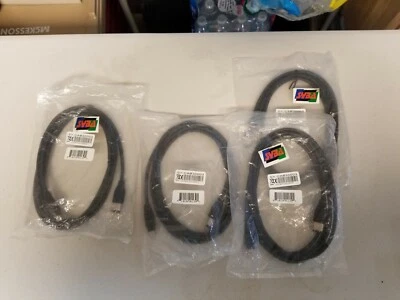 Syba SY-CAB30003 6ft Firewire IEEE 1394A 6-Pin to 4-Pin Data Cable Cord NEW - Image 1 of 3