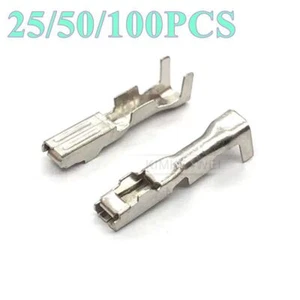 Automotriz 2.3mm Cableado Eléctrico Crimpado Hembra Enchufe Pin Terminales Contacto Nuevo - Imagen 1 de 2