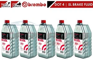 Brembo Premium Fully Synthetic Brake And Clutch Fluid Dot 4/Dot4 5L/5 Litre - Picture 1 of 1
